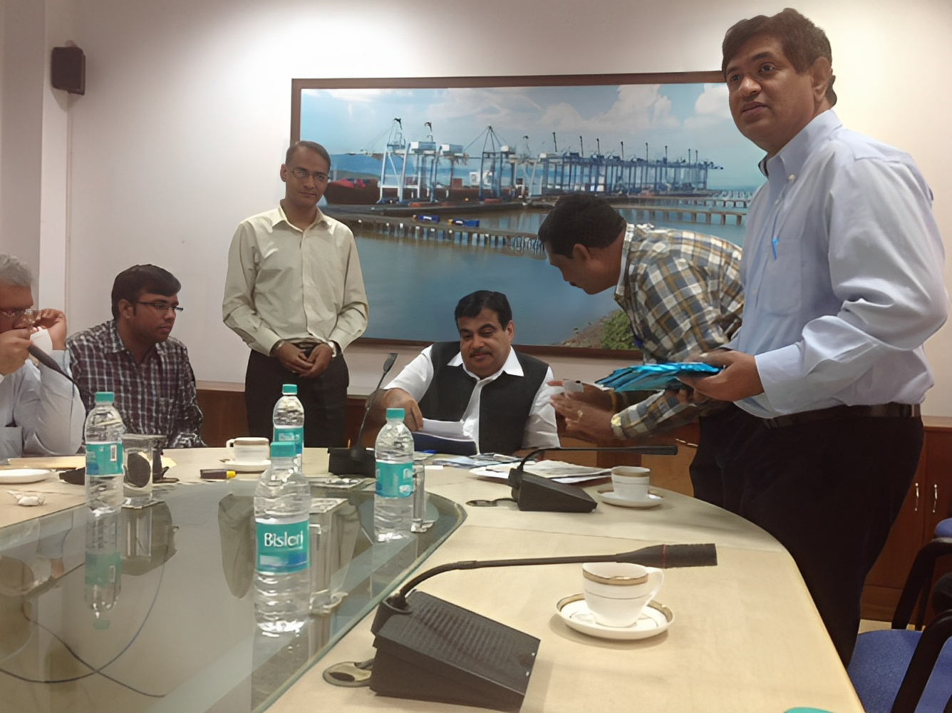 Having Glimpse of Book The Road to Road Safety by the Hon'ble Union Cabinet Minister Shri Nitin Gadkari Ji